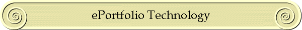 ePortfolio Technology
