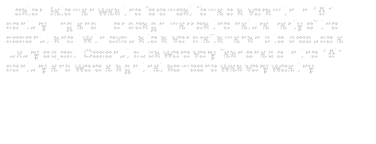 Text Box: Hester Bateman was the foremost female silversmith in 18th century England. Her design marries the natural rarity of the coconut shell with exquisite silver craftsmanship to produce a luxury object. Coconut cups were very fashionable in the 18th century and were a sign that someone was very wealthy.
