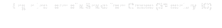 Text Box: Ring in the Form of a Snake from Greece (3rd century BC)
