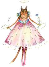 Cat fairy preparing to do good.